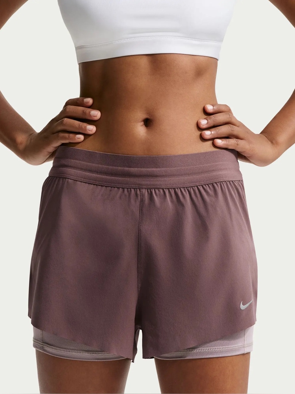 Nike Swift Dri-FIT Mid-Rise 2-in-1 Running Shorts